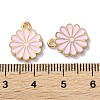 Alloy Enamel Pendants ENAM-O001-07H-G-3