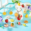 30Pcs 10 Styles Opaque Resin Pendants RESI-TA0005-60-8