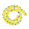 Handmade Evil Eye Lampwork Beads Strands LAMP-N029-010J-3