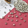 100Pcs 10 Styles Tibetan Style Alloy European Beads TIBE-CJ0001-32-5