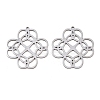 Hollow 201 Stainless Steel Pendants LS-STAS-I364-17P-1