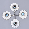 Freshwater Shell Pendants SHEL-T015-03-1
