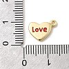 Brass Enamel Pendants KK-P338-40G-02-3