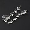 Transparent Glass Pendants for Curtains X-GLAA-WH0002-02-3