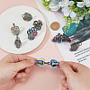 5Pcs 5 Styles Alloy Hook Button AJEW-FH0005-87-3