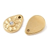 304 Stainless Steel Charms X-STAS-L022-543G-2
