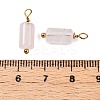 Natural White Jade Cloumn Pendants LS-STAS-H221-04G-05-3