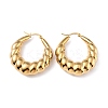 Ion Plating(IP) 304 Stainless Steel Hoop Earrings EJEW-A059-01G-1