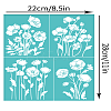 Self-Adhesive Silk Screen Printing Stencil X1-DIY-WH0338-294-2