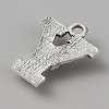 Alloy with Resin Imitation Synthetic Turquoise Pendants FIND-TAC0017-37Y-2