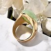 Resin Horse Eye Finger Rings LS-RJEW-R006-01G-04-3