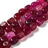 Natural Agate Beads Strands G-H295-A01-01-1