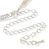 Alloy Rhinestone Necklaces & Stud Earring Sets for Women SJEW-U001-01P-02-6