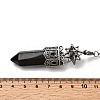 Natural Mixed Stone Faceted Bullet Pointed Dowsing Pendulums G-B149-14AS-4