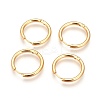Ion Plating(IP) 304 Stainless Steel Hoop Earrings EJEW-P177-G-07A-2
