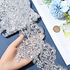 3 Yards Polyester Flower Lace Ribbon OCOR-GF0005-61-4