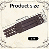 1Pc Trendy Unisex Punk Rock Style Leather Wide Wristband Bracelets BJEW-CL0001-03-2