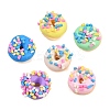 Opaque Resin & Polymer Clay Beads RESI-D025-02-1