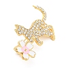 Alloy Rhinestone Brooches LS-JEWB-P023-03G-2
