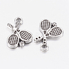 Tibetan Style Zinc Alloy Pendants TIBEP-R334-135AS-RS-2