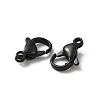 Spray Painted 304 Stainless Steel Lobster Claw Clasps STAS-R120-01E-02-3