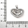 Brass Micro Pave Cubic Zirconia Pendants KK-C091-02A-PG-3