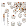 20Pcs Polymer Clay Rhinestone Beads RB-PH0001-47-7