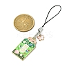 12Pcs 6 Style Japanese Style Enamel Omamori Blessing Decoration Phone Charms Strap HJEW-PH01770-3