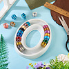 1Pc Plastic Oval Bobbin Holder AJEW-TA0003-08C-5