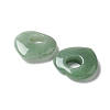 Natural Green Aventurine Hollow Pendants G-C167-06A-2