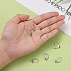 Anti-Tarnish Rhodium Plated 925 Sterling Silver Leverback Earring Findings STER-I017-084I-P-6