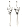 Tibetan Style Alloy Big Pendants FIND-G078-32A-AS-1