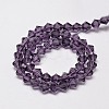 Transparent Glass Beads Strands LS-EGLA-A039-T4mm-D04-2