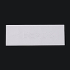 Plastic Necklace Chain Adhesive Pouch for Necklace Display Cards LS-AJEW-P088-01A-2