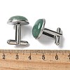 304 Stainless Steel Cuff Buttons G-C185-02P-37-3