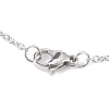 Tarnish Resistant 304 Stainless Steel Cable Chain Bracelet STAS-XCP0001-71P-2