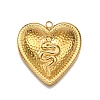 304 Stainless Steel Pendants STAS-M116-08G-1
