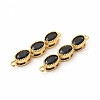 Rack Plating Eco-Friendly Brass Micro Pave Cubic Zirconia Pendants X-KK-K165-27G-02-3