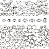 160Pcs 8 Styles 304 Stainless Steel Spacer Beads STAS-AR0001-75-1
