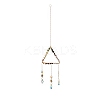 Crystal Chandelier Glass Teardrop Pendant Decorations HJEW-D029-04G-1