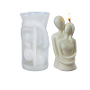 DIY Lovers Candle 3D Bust Portrait Silicone Molds DIY-H001-07-1