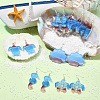 7 Pairs 1 Styles Acrylic Dangle Earrings EJEW-CJ0001-06-5