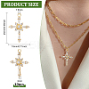 10Pcs Brass Clear Cubic Zirconia Pendants FIND-BC0004-29-2