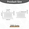 100Pcs Paper Bracelet Display Cards CDIS-WH0027-11B-01-2