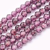 Natural Garnet Beads Strands G-O166-13A-2mm-1