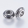 304 Stainless Steel European Beads STAS-I069-12AS-2