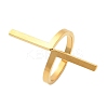304 Stainless Steel Cuff Rings for Women RJEW-U039-01G-4