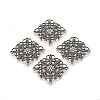 Tibetan Style Filigree Joiners TIBEP-A2690-AS-FF-1