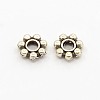 Tibetan Style Alloy Spacer Beads TIBEB-S039-024AS-NR-2