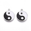 304 Stainless Steel Pendants STAS-N108-15P-1